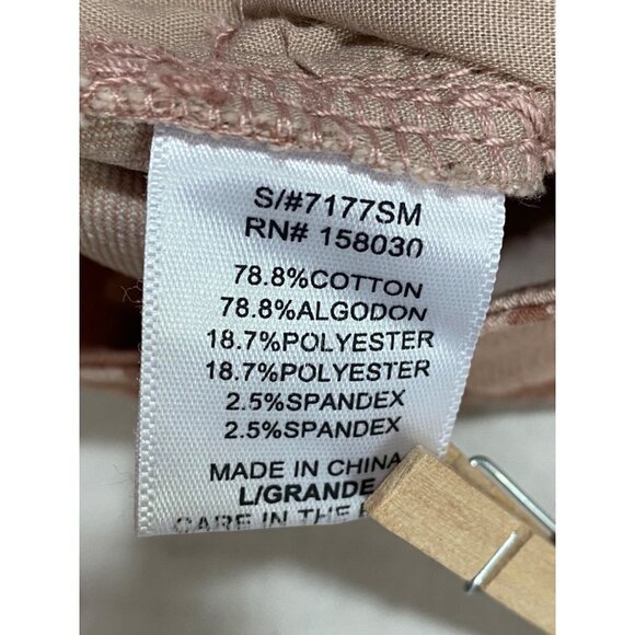 Love Tree Denim Pink Leopard Mini Skirt Size Large - Picture 7 of 8